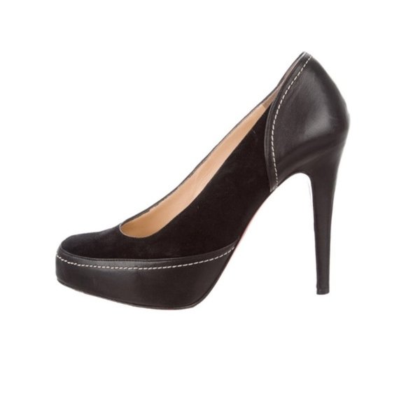 Christian Louboutin Shoes - Christian Louboutin Leather/Suede Pumps + dust bag